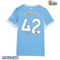 Manchester City Antoine Semenyo #42 Hjemmedrakt Dame 2026-27 Kortermet